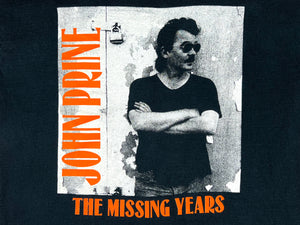 John Prine 'The Missing Years' 1992 Tour T-Shirt