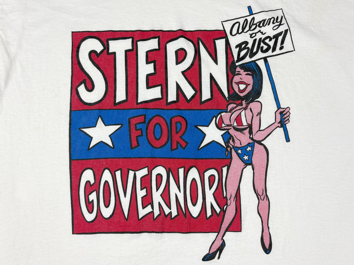 Howard Stern for Governor T-Shirt & Butt Bongo Fiesta VHS & 3D Glasses
