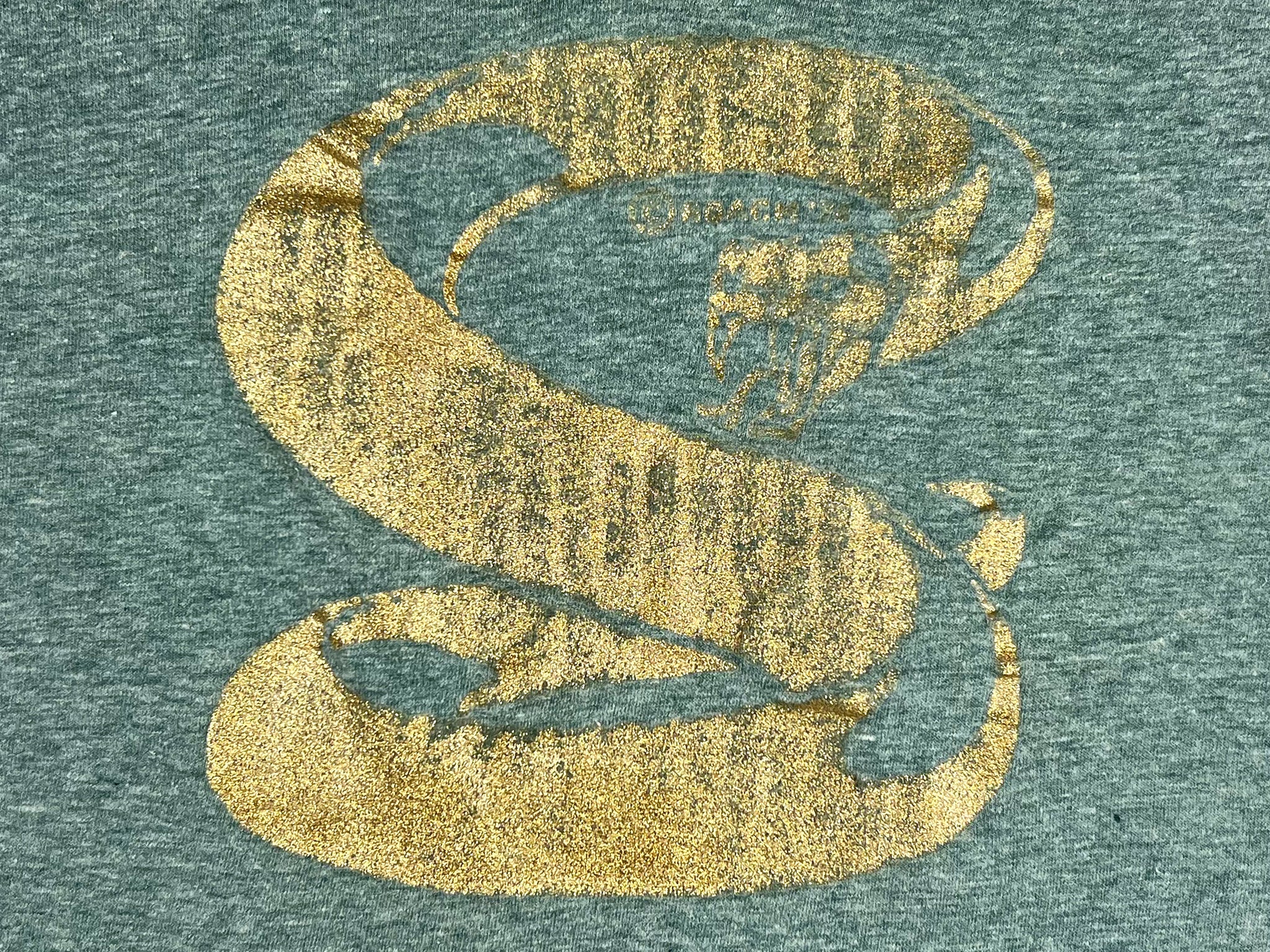 Gold Snake Ringer T-Shirt