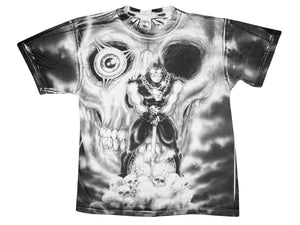 Executioner & Skull Art All Over Print T-Shirt
