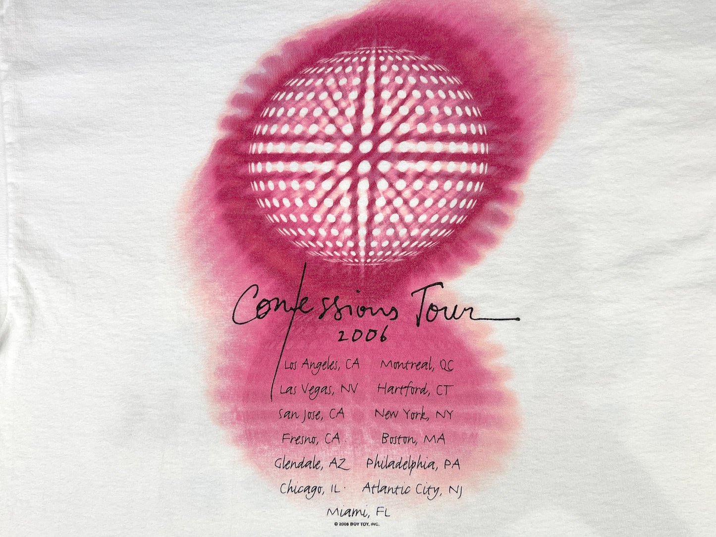 Madonna 'Confessions' 2006 Tour T-Shirt