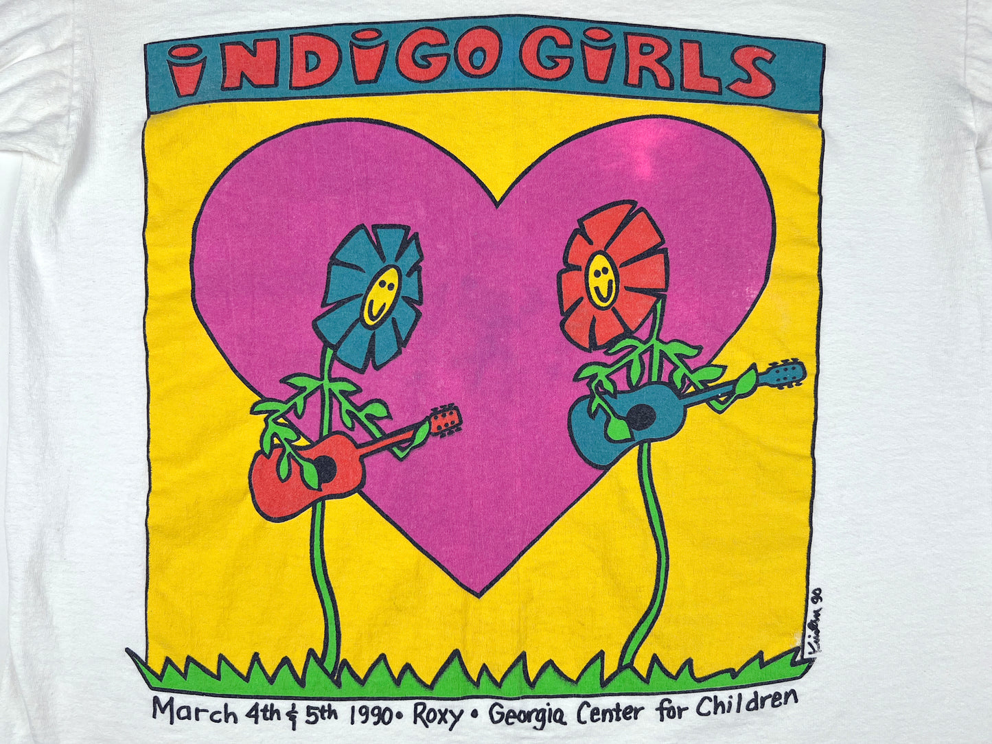 Indigo Girls 1990 Tour T-Shirt