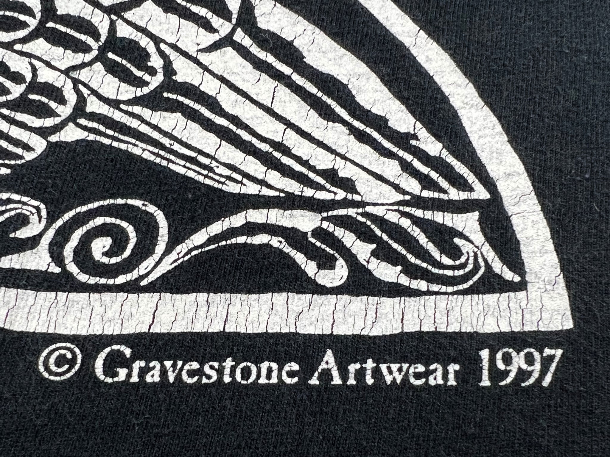 Gravestone Artwork Graphic T-Shirt