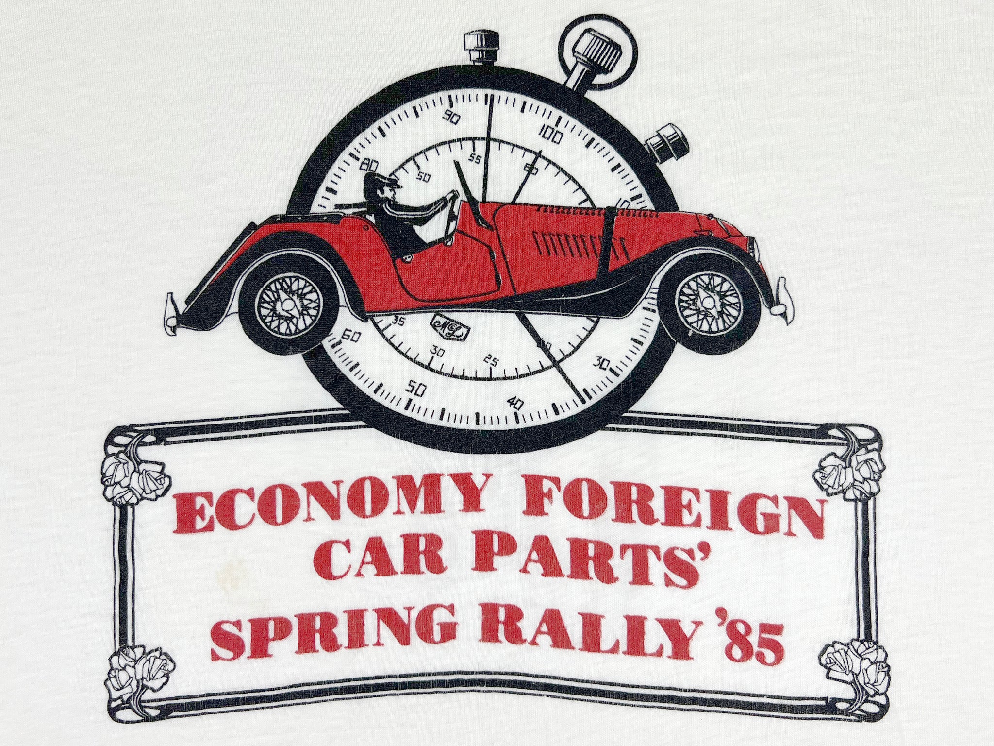 Economy Foreign Car Parts Rally 1985 T-Shirt