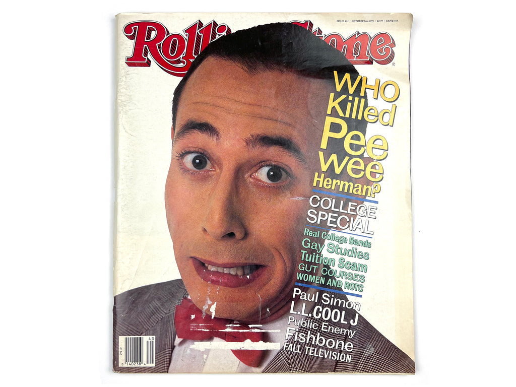 Rolling Stone Magazine Pee Wee Herman