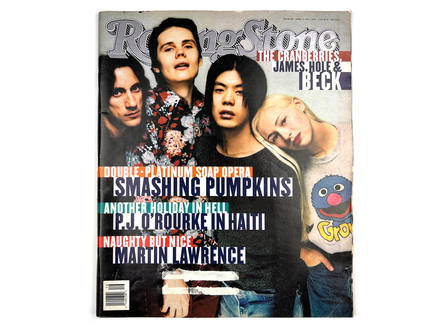 Vintage Rolling Stone Magazine Smashing Pumpkins 1994