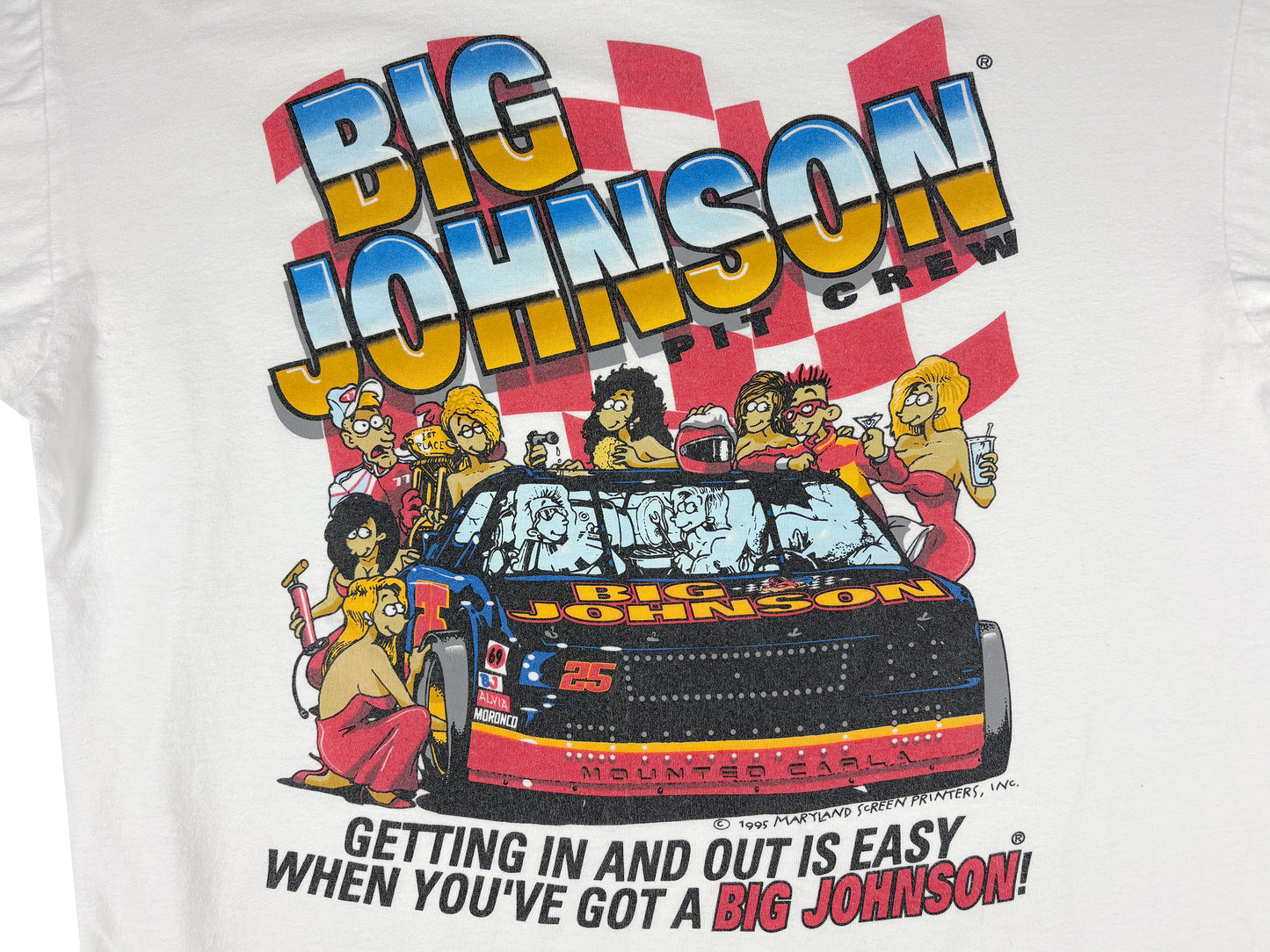 Big Johnson Nascar Pit Crew T-Shirt