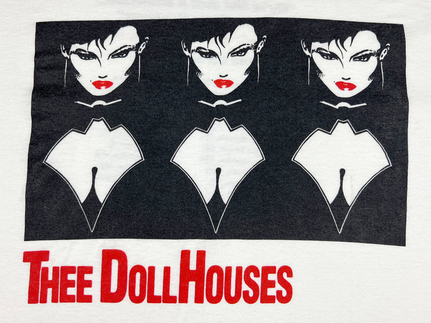 Thee Dollhouse Club Patrick Nagel Style T-Shirt