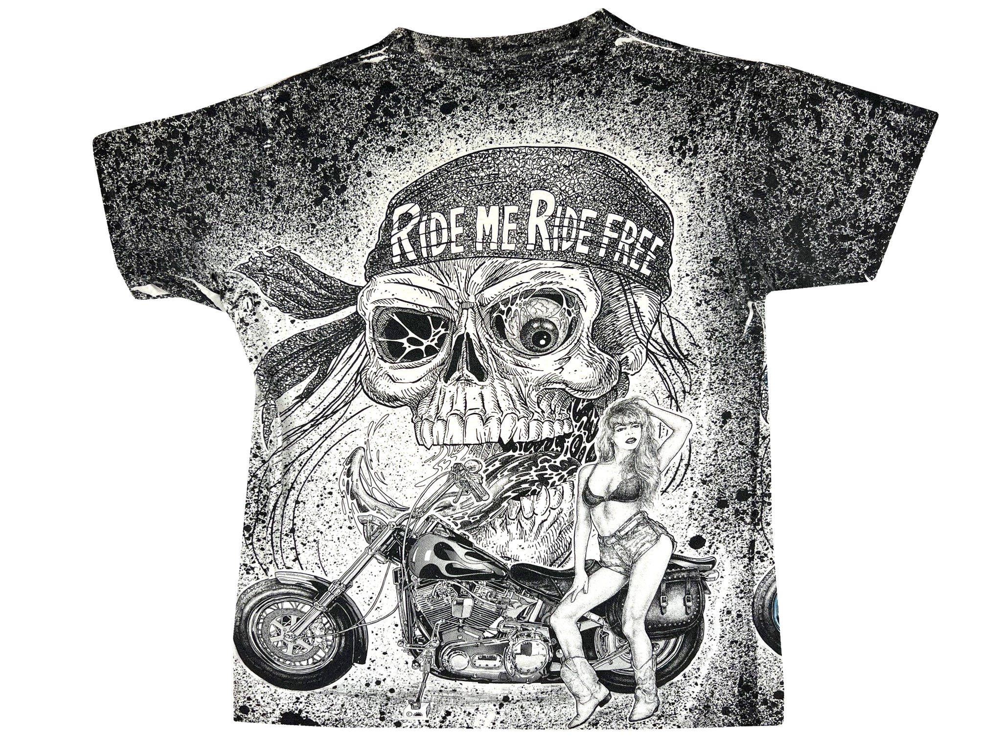 Ride Me Ride Free All Over Print T-Shirto