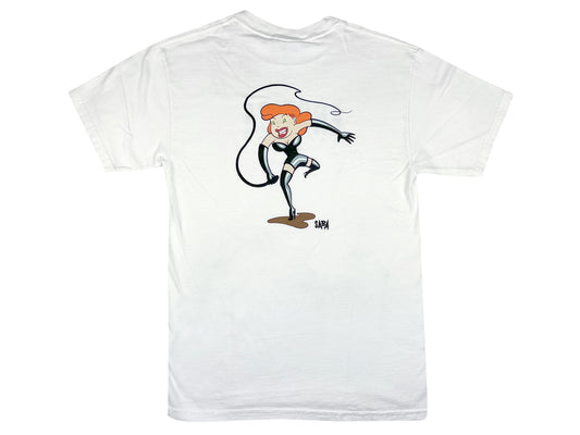 Vintage Erotica Magazine Red Head Dominatrix T-Shirt