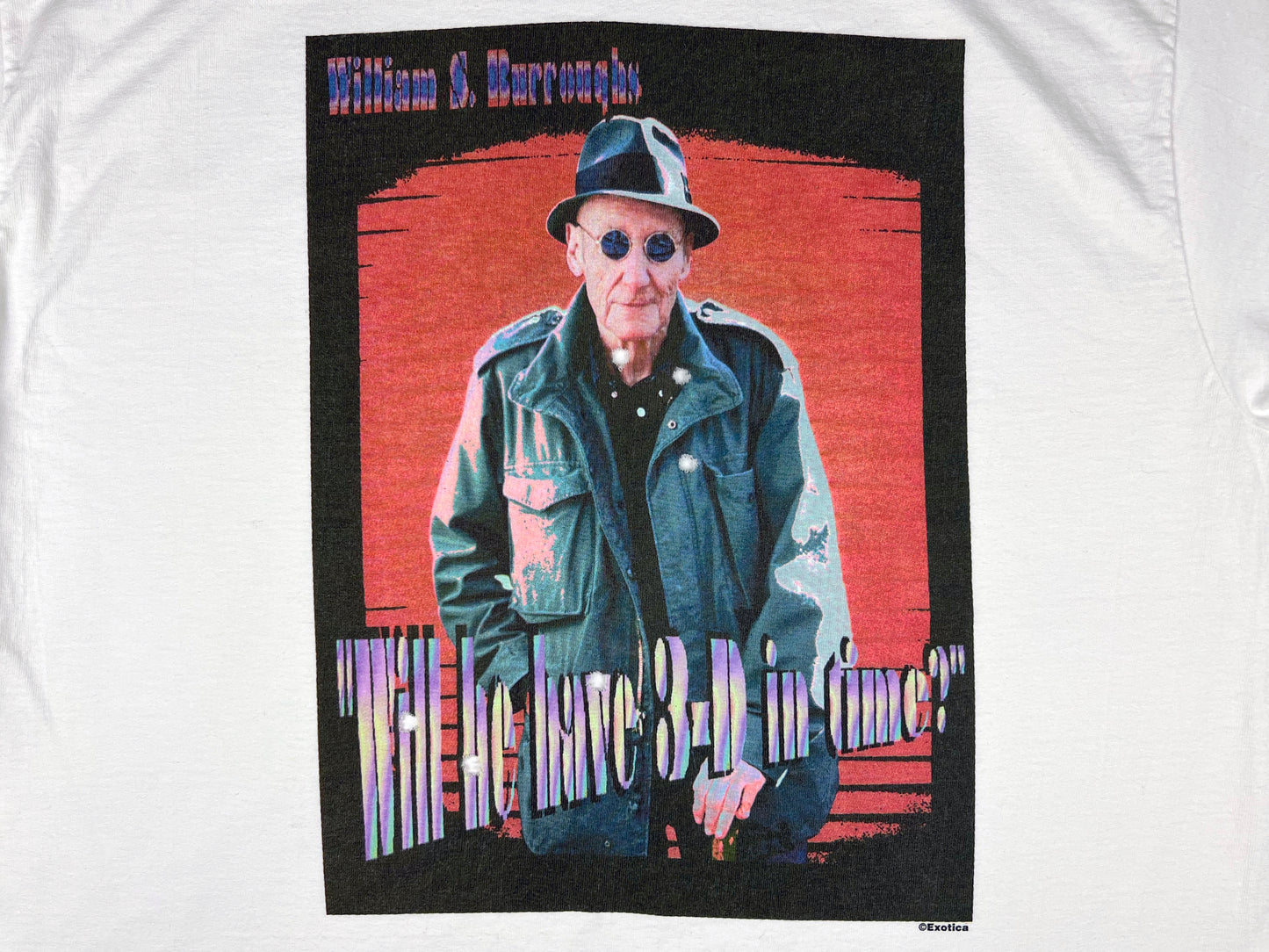 William S. Burroughs 'Will He Have 3-D In Time?'  T-Shirt