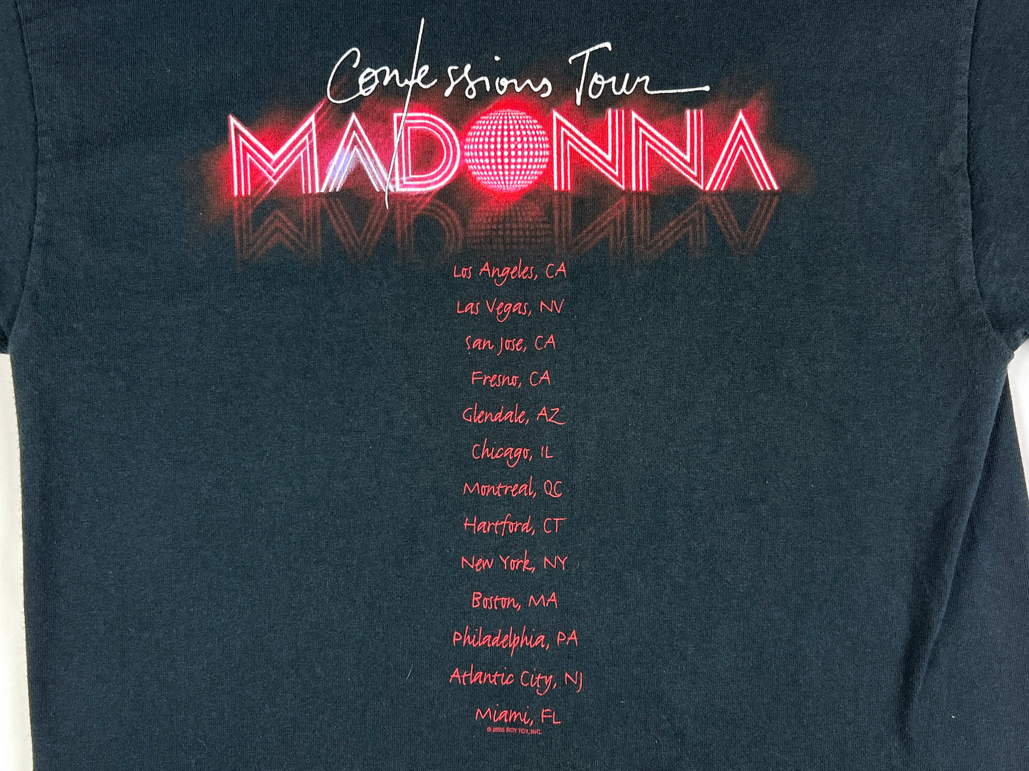 Madonna ;Confessions' Tour T-Shirt