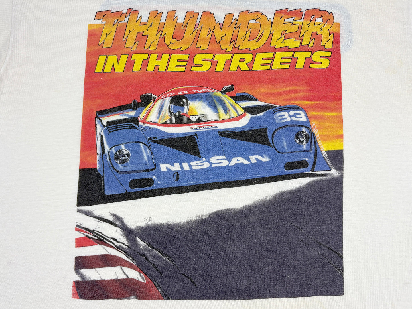 Nissan Thunder in The Streets Ringer T-Shirt
