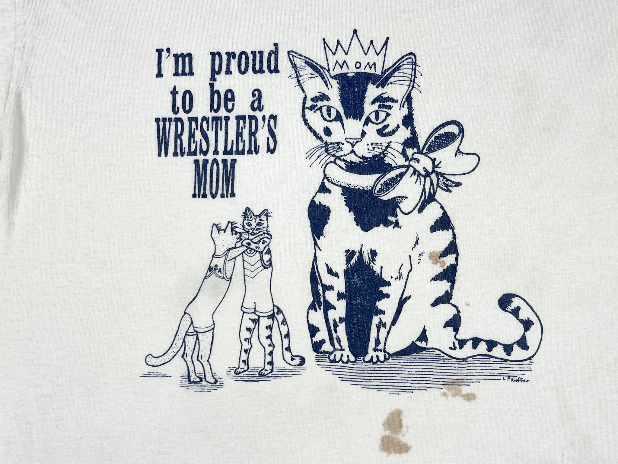 Proud Wrestlers Mom Cat Ringer T-Shirt