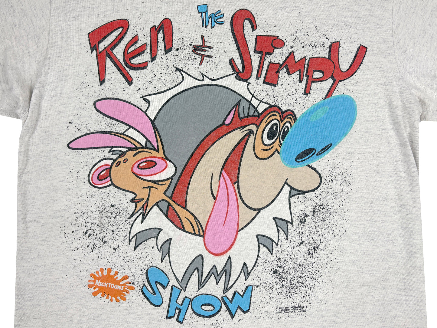Ren & Stimpy Grey T-Shirt