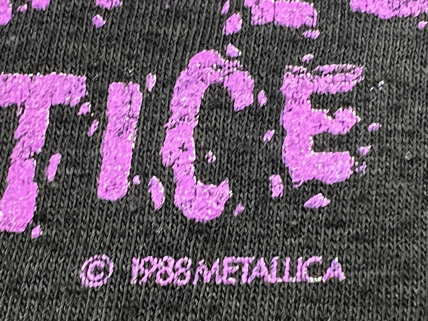 Metallica Summer 1988 Tour T-Shirt