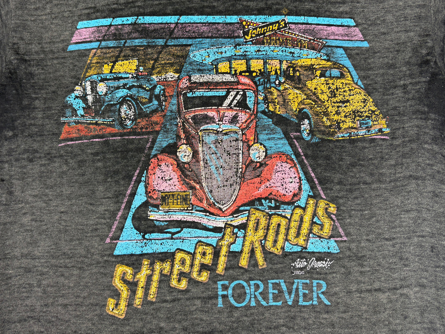 Street Rods Forever Threadbare T-Shirt