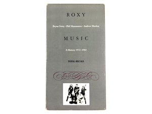 Roxy Music 'Total Recall' VHS