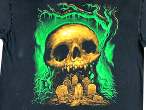 Wes Benscoter Glowing Skull Art T-Shirt