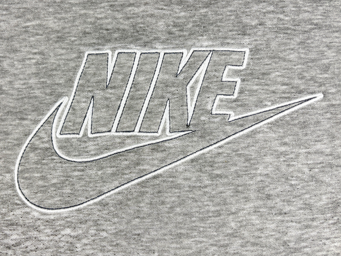 Nike Thrashed & Faded Grey Hoodie