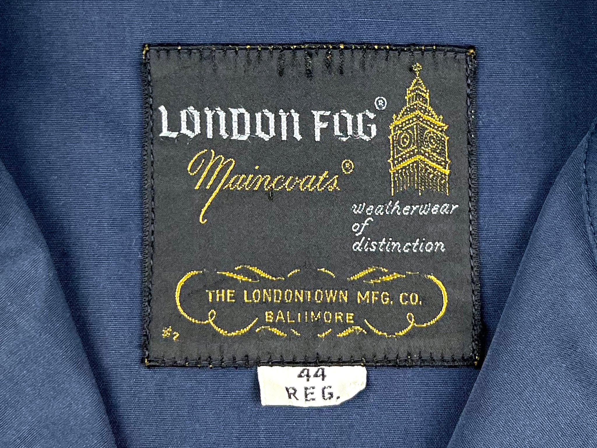 London Fog Blue Derby Jacket