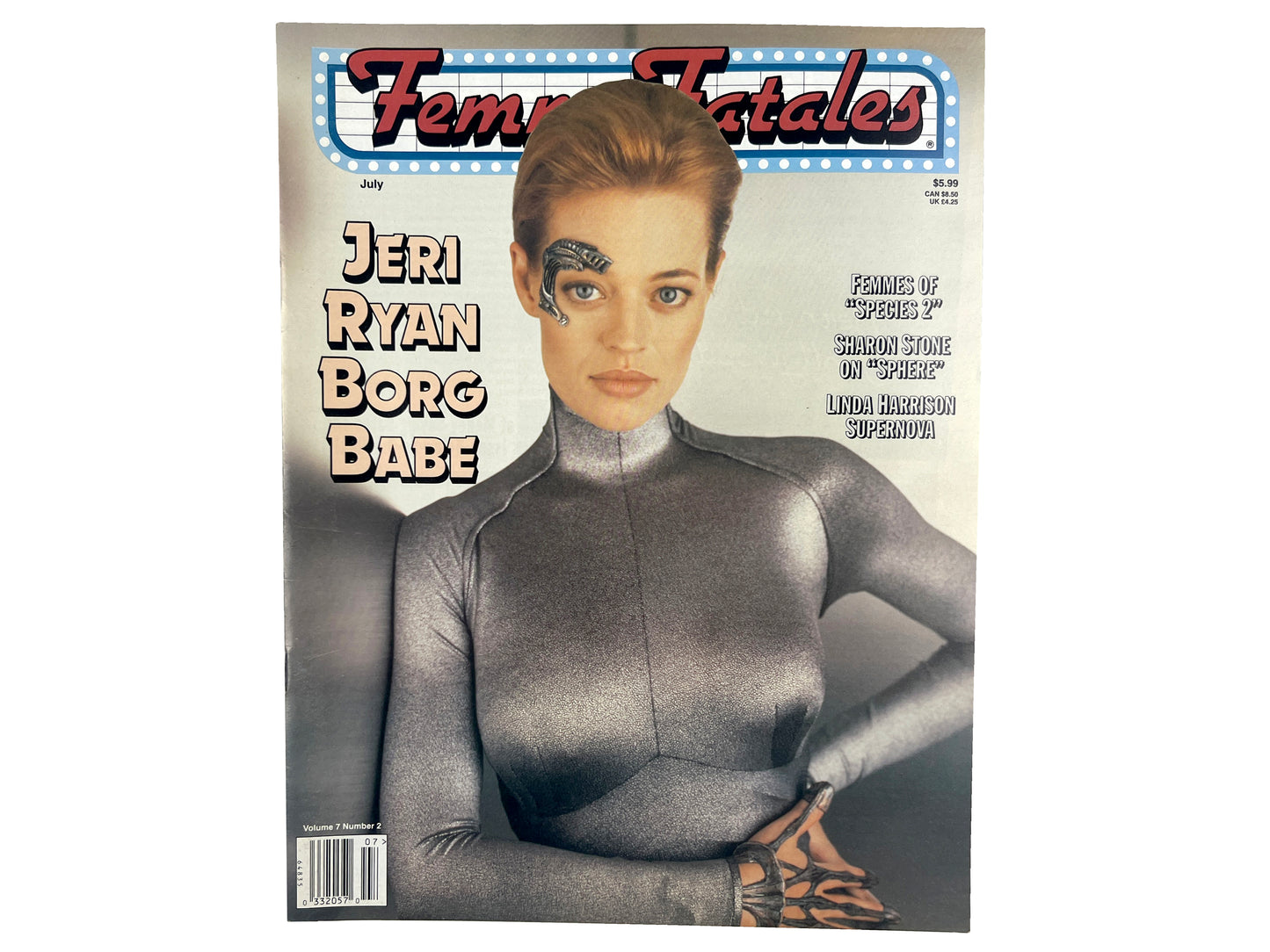 Femme Fatales Magazine Jeri Ryan July 1998
