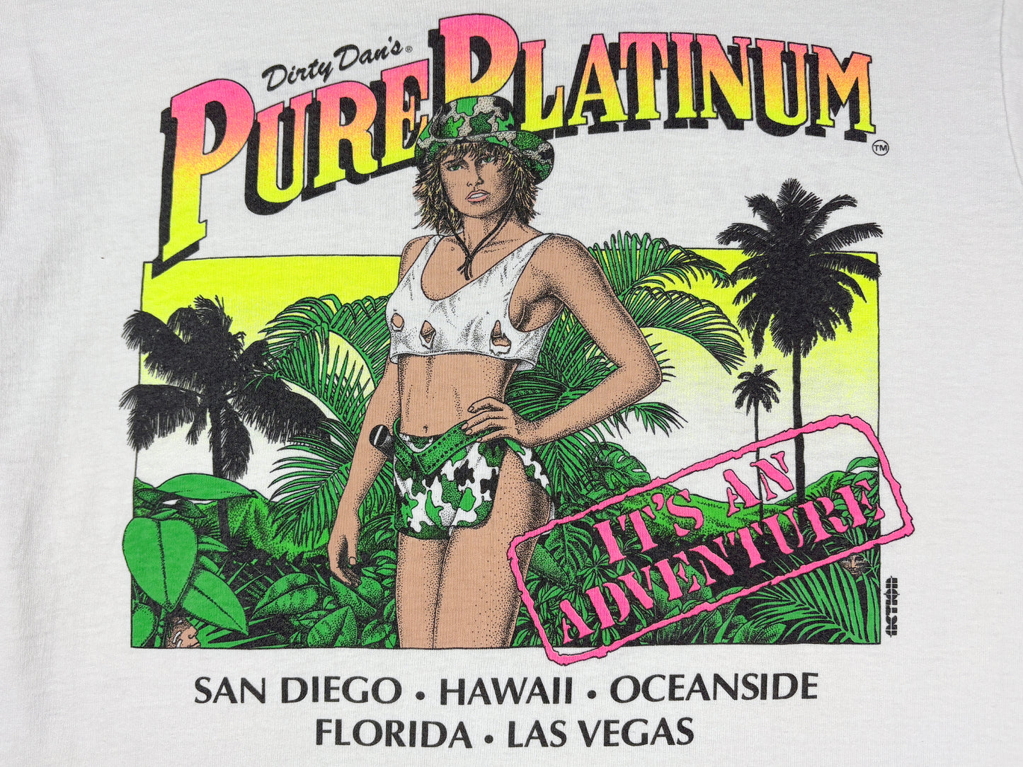 Thee Dollhouse Pure Platinum Safari Babe T-Shirt