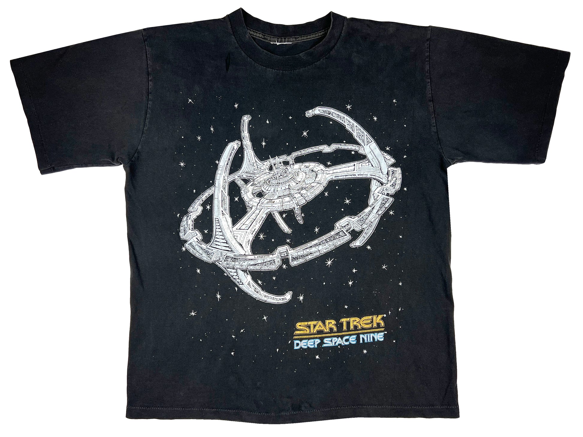 Vintage Star Trek 'Deep Space Nine' Black T-Shirt