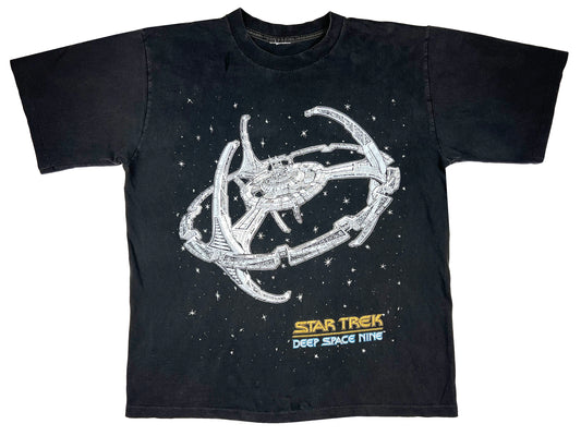 Vintage Star Trek 'Deep Space Nine' Black T-Shirt