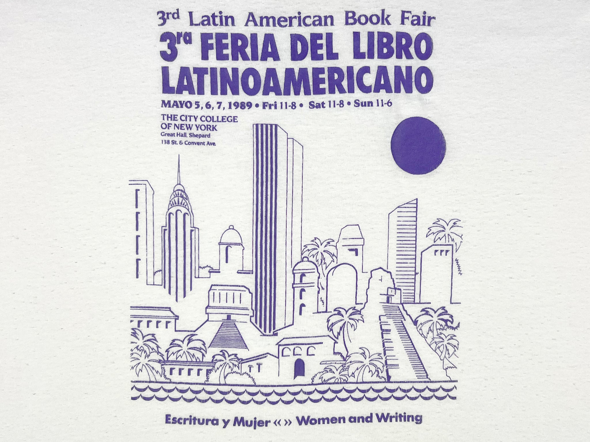 Latin American Book Fair NYC 1989 T-Shirt