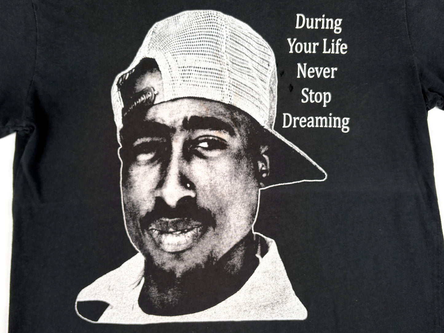 Tupac Shakur 'Never Stop Dreaming' Bootleg T-Shirt