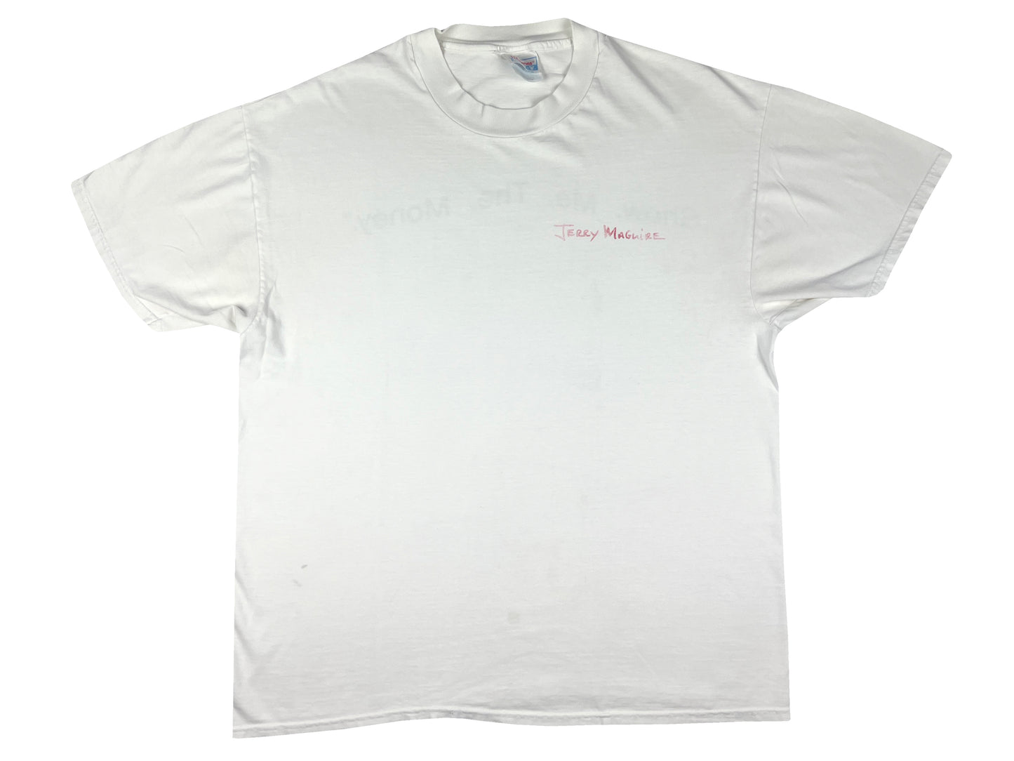 Vintage Jerry MaGuire "Show Me The Money" White T-Shirt Movie 90s Tom Cruise