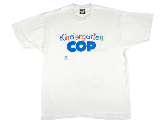 Vintage Kindergarten Cop x Astro Video White T-Shirt Movie 90s