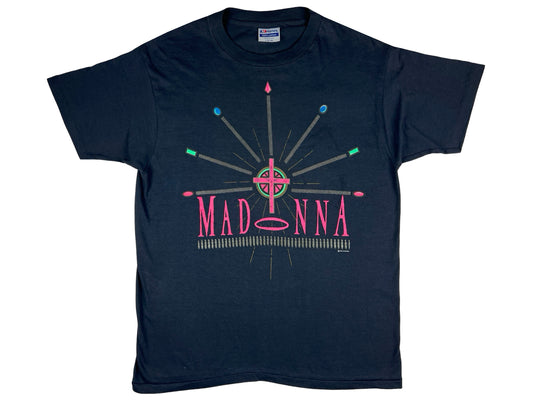 Vintage Madonna 1990 Tour Black T-Shirt