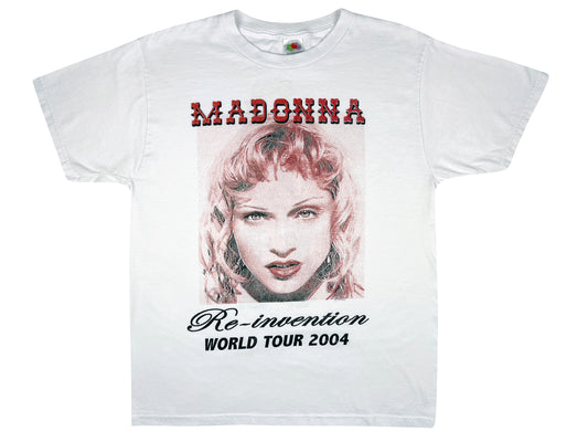 Vintage Madonna 'Re-invention World Tour' 2004 White T-Shirt