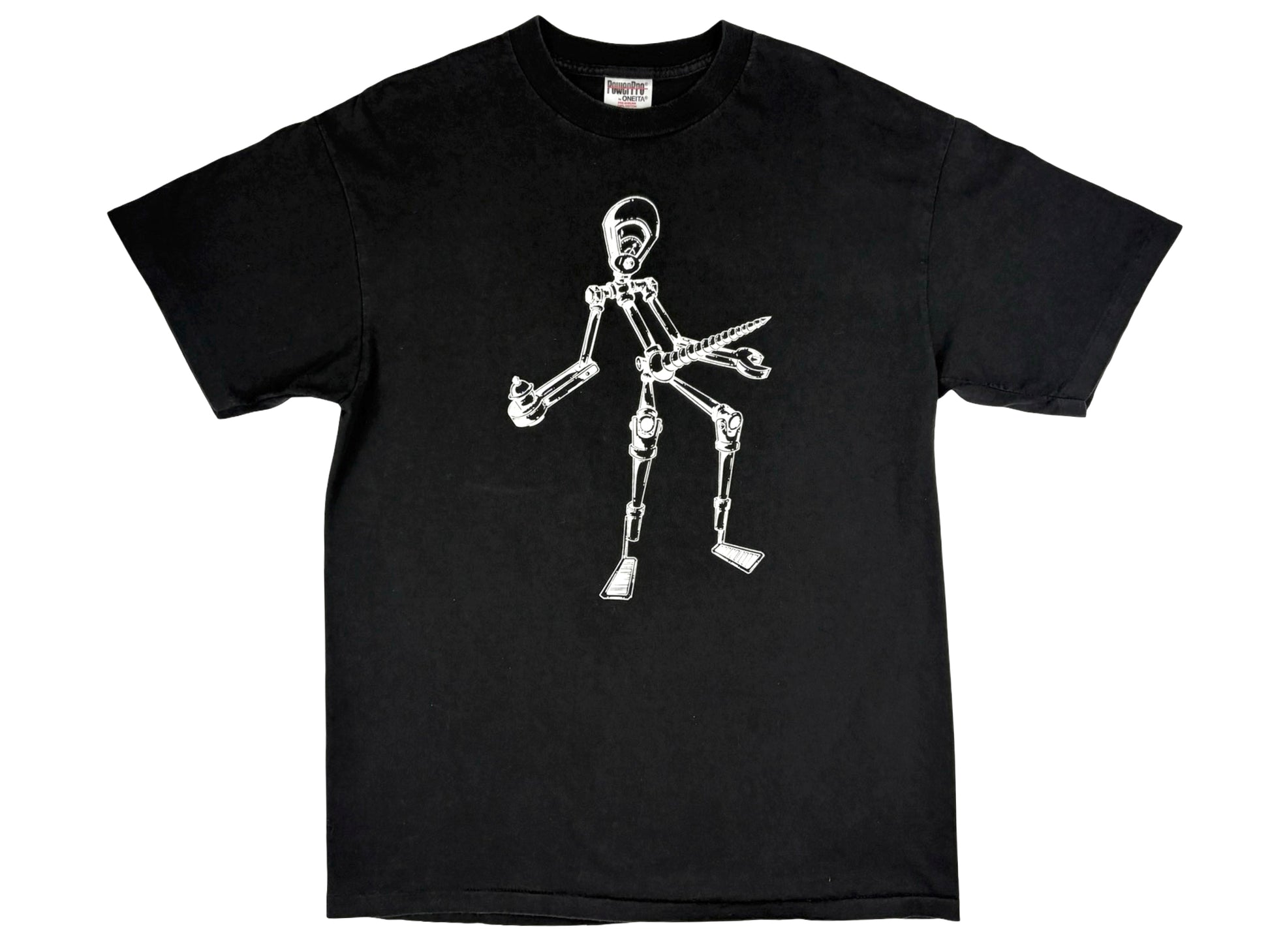 Vintage Screw Roboto The Uninvited Black T-Shirt