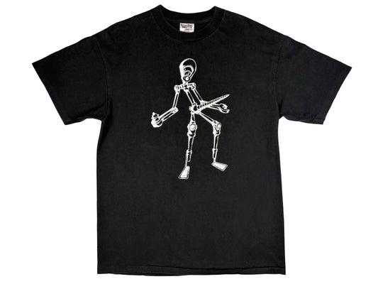 Vintage Screw Roboto The Uninvited Black T-Shirt