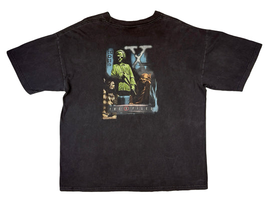 Vintage The X-Files 'Home' Black T-Shirt TV Show 90s Horror Sci-Fi Science Fiction