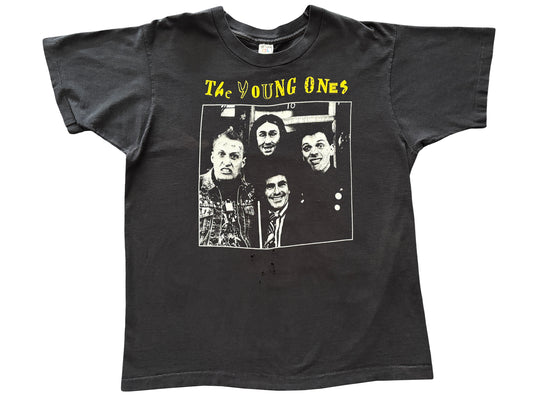 Vintage The Young Ones Black T-Shirt British Comedy TV Show 80s 90s UK
