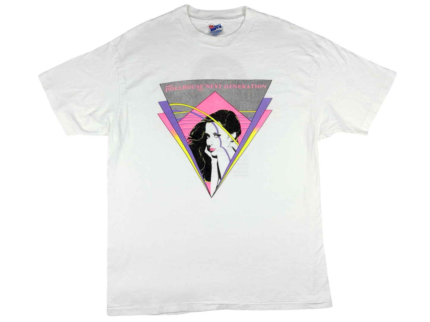 Vintage Thee Dollhouse 'Next Generation' White T-Shirt Strip Club Adult
