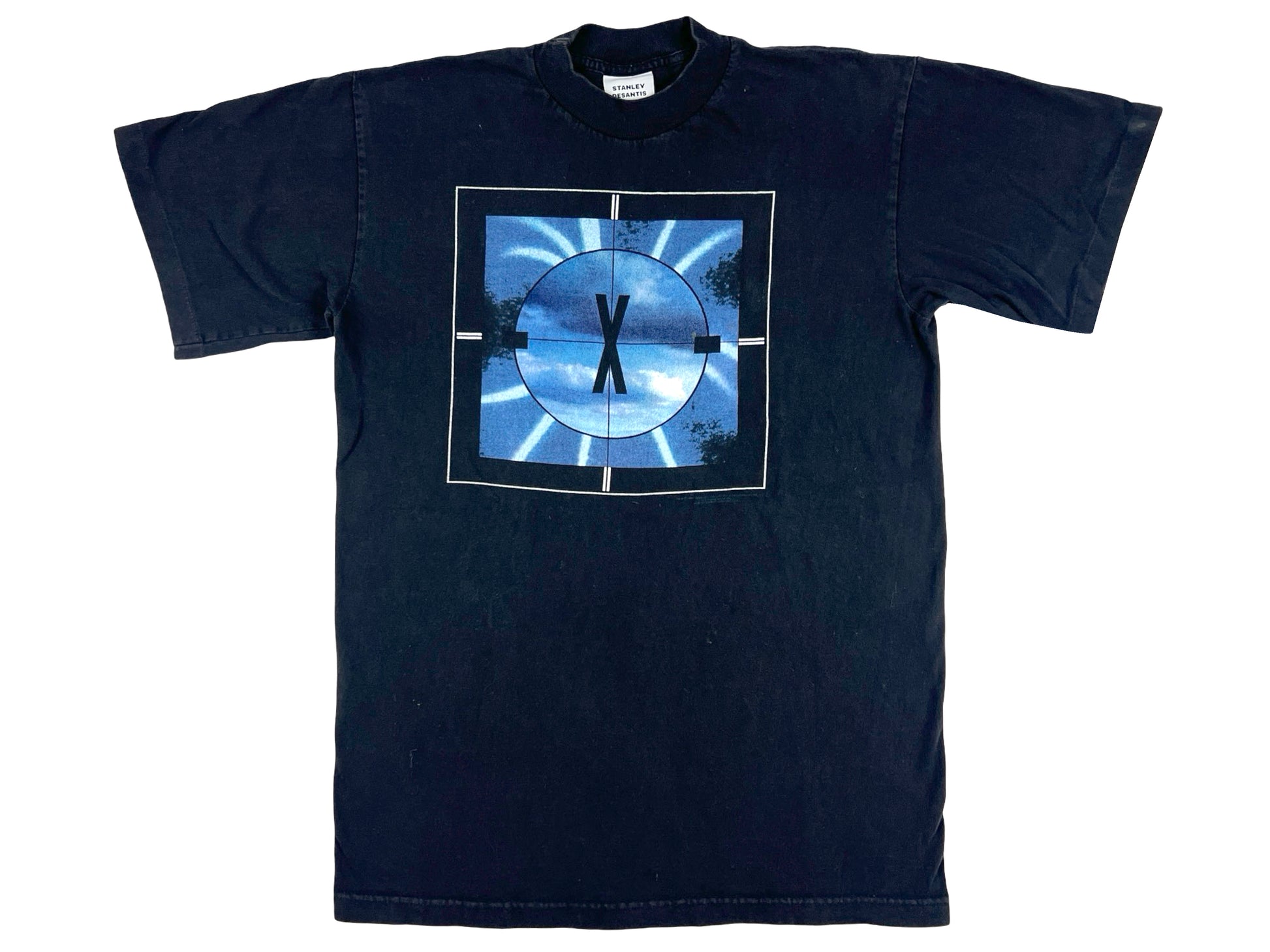 Vintage The X-Files Black T-Shirt TV Show 90s Horror Sci-Fi Science Fiction