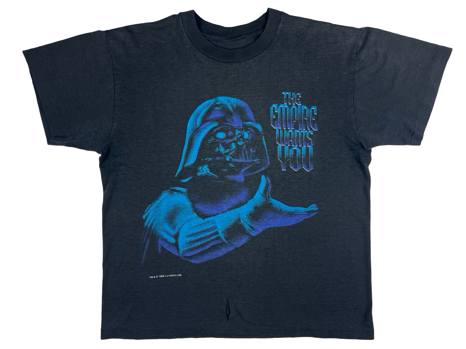 Vintage Star Wars Darth Vader Empire Black T-Shirt