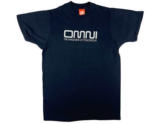Vintage Omni Magazine Black T-Shirt