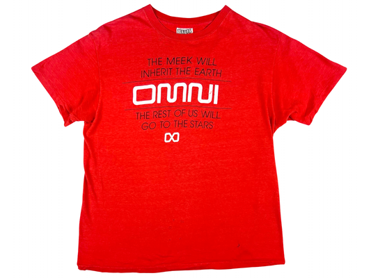 Vintage Omni Magazine Red T-Shirt