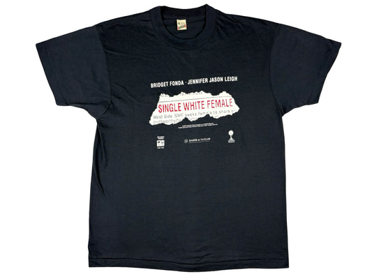 Vintage Single White Female Movie Black T-Shirt 90s 1994 SWF