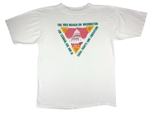 Vintage Lesbian & Gay March on Washington DC 1993 T-Shirt