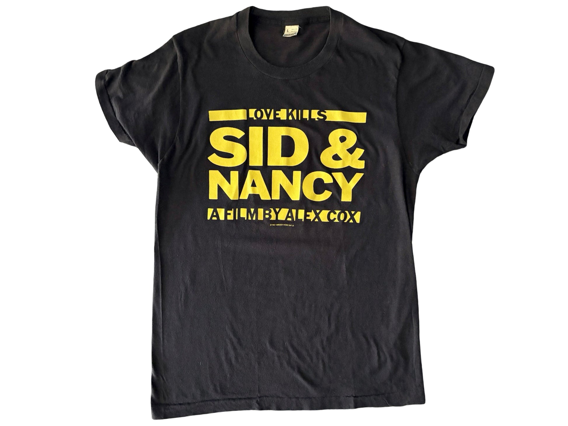Vintage Sid & Nancy 'Love Kills' Movie T-Shirt