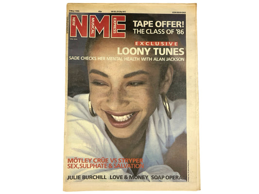 Vintage Sade NME Magazine May 1986