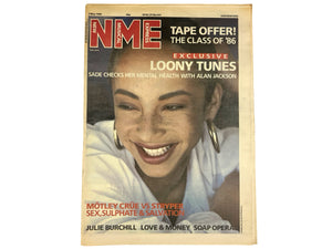 NME Magazine Sade May 1986