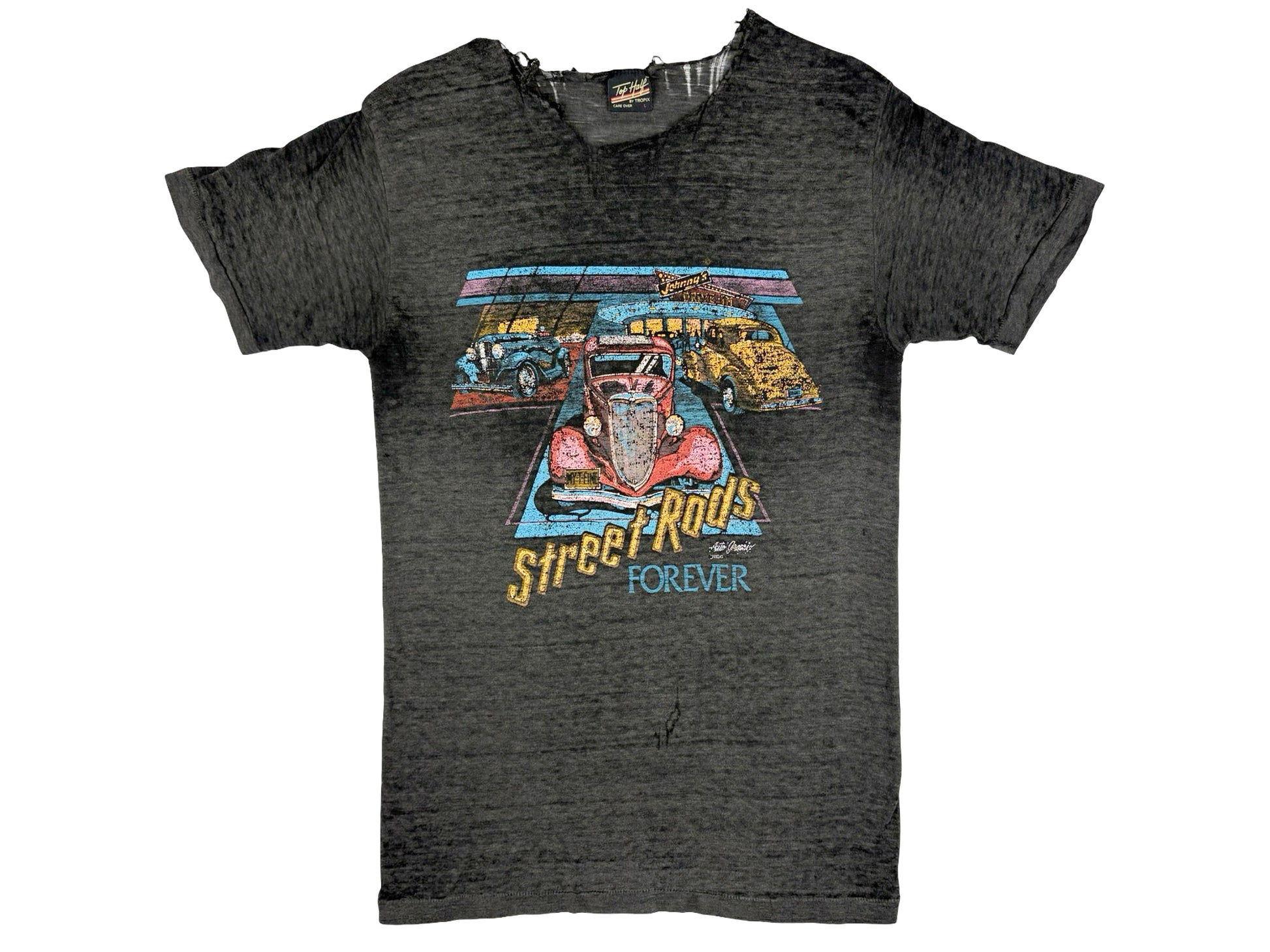 Vintage Street Rods Forever Threadbare T-Shirt